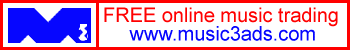 Free online music trading at www.music3ads.com